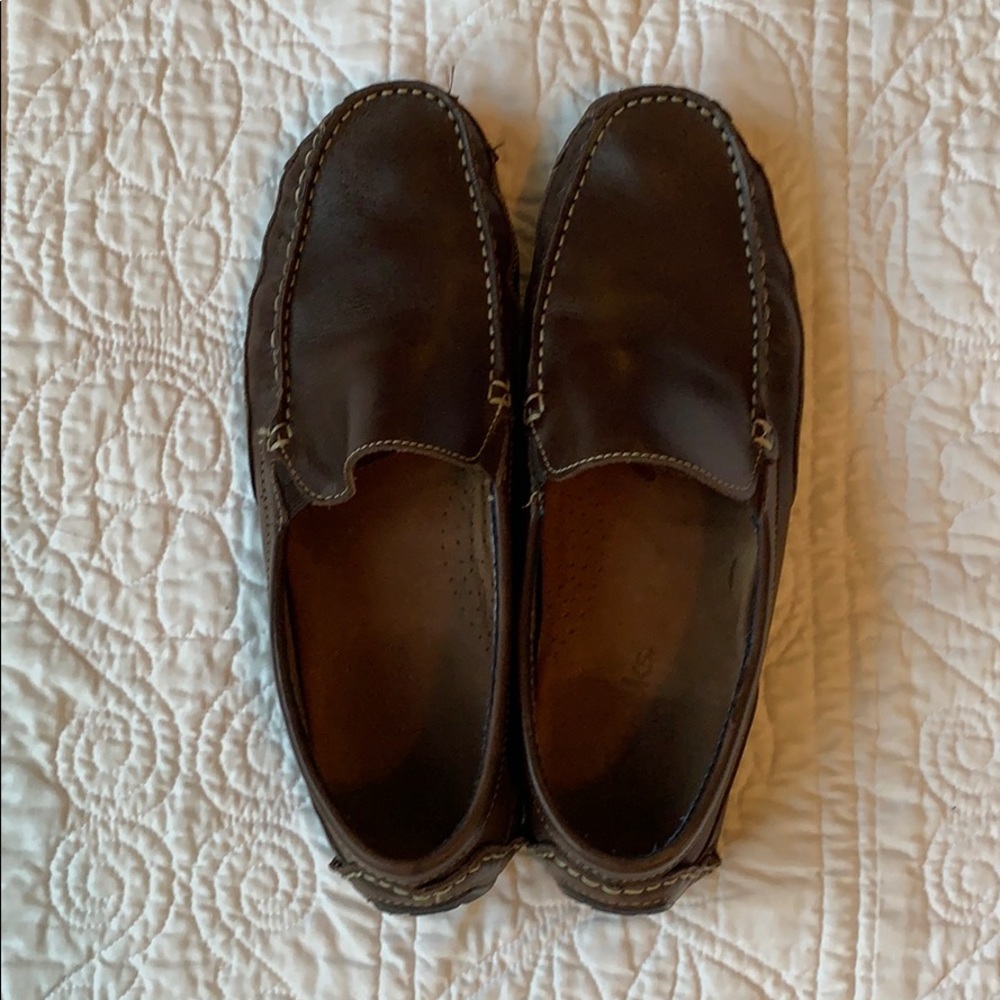 Clark’s leather driving shoes